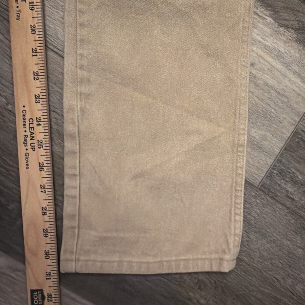 Wrangler 936TAN Cowboy Cut Jeans Mens 34x32 Tan Western Denim - Picture 6 of 9